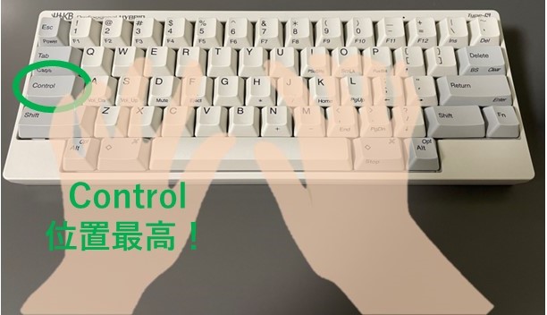 Controlの位置最高